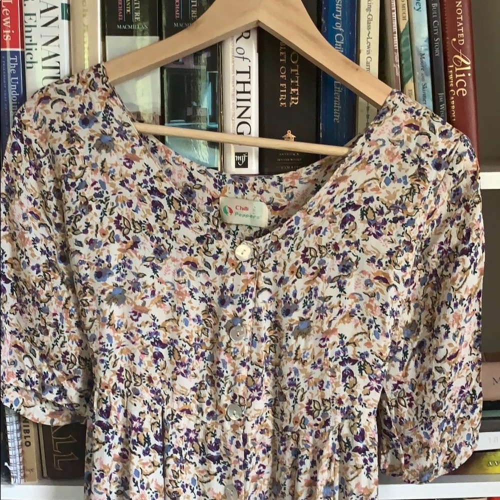 Vintage 90s Floral Dress